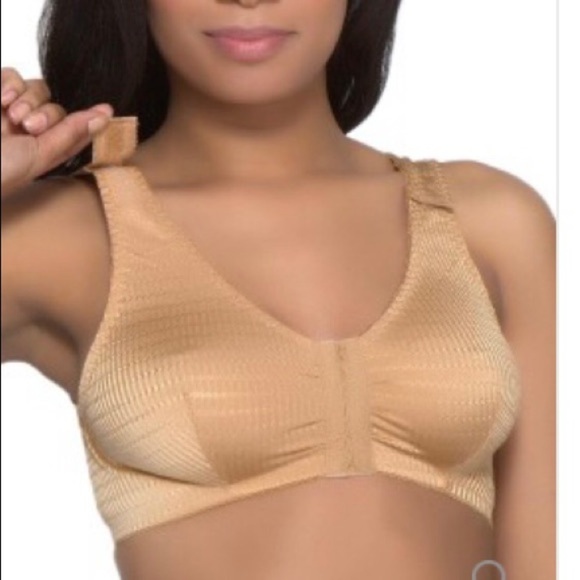 QT Intimates Front Closure Leisure Bra with Velcro Strap / Size 42 - Picture 1 of 9